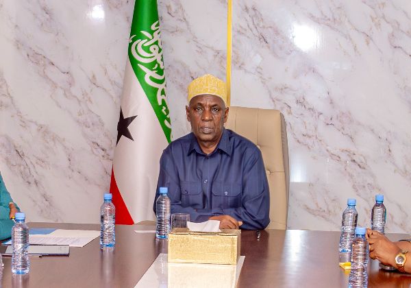 Madaxweyne-ku-xigeenka Jamhuuriyadda Somaliland, ahna ku-simaha Madaxweynaha, Mudane Maxamed Cali Aw Cabdi ayaa maanta Qasriga Madaxtooyada ku qaabilay Madaxda Sare ee Hay’adaha kala duwan ee Qaramada